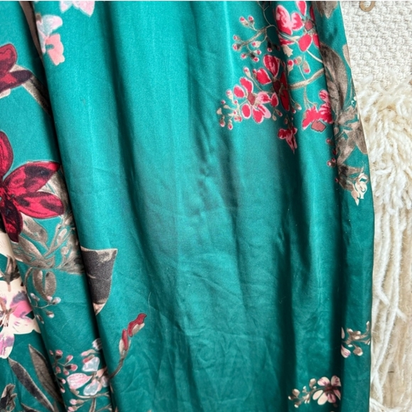 Baltic Born Sicily Floral Maxi Dress Dark Green Small - Picture 5 of 6